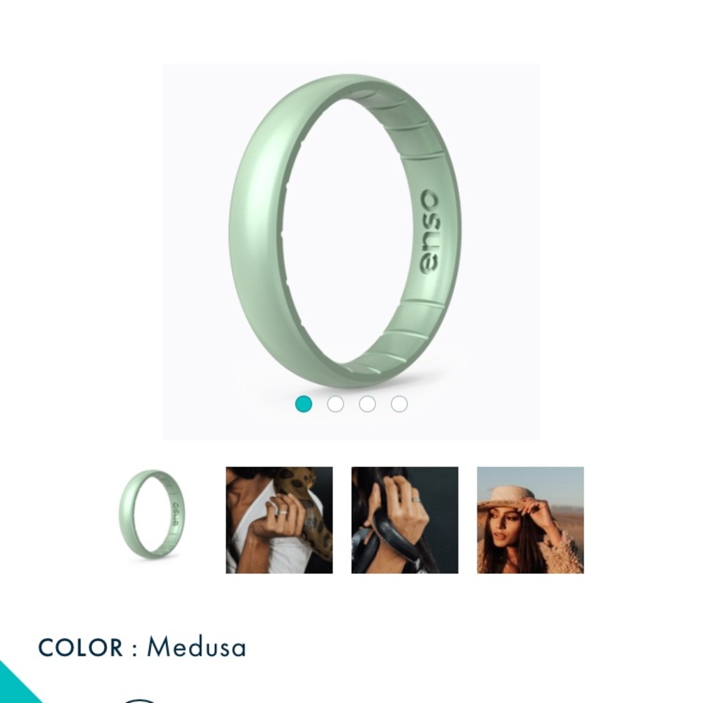 Enso Ring Thin Legends in the Color Medusa Sz 5